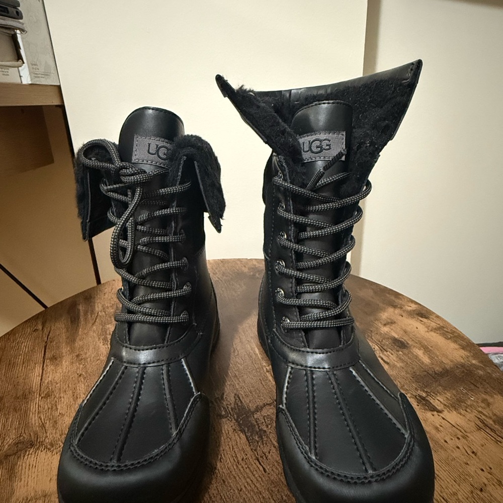 UGG Black High-Top Boots